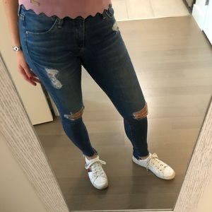 AG Mid Rise Legging Ankle Jeans